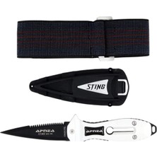 Apnea Sting Bıçak Gen2 Pro Beyaz + Kol Bandı