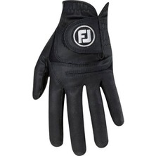 FootJoy 66247 WeatherSof Erkek Golf Eldiveni Sol El Siyah - Sol ML