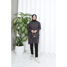 Düğme Detaylı Vanezya Tunik