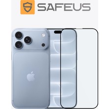 Safeus iPhone 18 Pro Tam Kaplayan Ekran Koruyucu Cam
