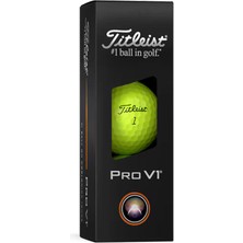 Titleist Pro V1 Golf Topu Sarı 3'Lü Paket