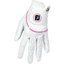 FootJoy 66212 Kadın Golf Eldiveni Sol El Beyaz/Pembe - Sol ML