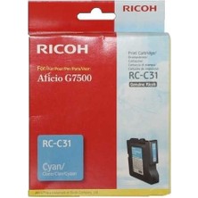 Ricoh Aficio RC-C31 Mavi Orijinal Kartuş