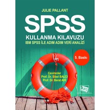 Anı Yayıncılık Spss Kullanma Kılavuzu : Spss ile Adım Adım Veri Analizi