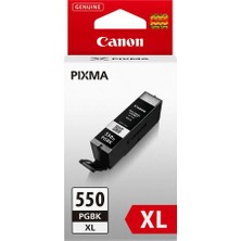 Canon PGI-550XL-6431B001 Siyah Yüksek Kapasiteli Orijinal Kartuş