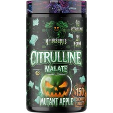 GRIMSUPPS Citrulline Malate Mutant Apple Flavor 150 Tablets Grim Supps Clinical