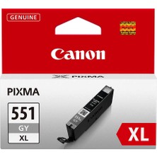 Canon CLI-551XL-6447B001 Gri Yüksek Kapasiteli Orijinal Kartuş