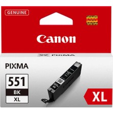 Canon CLI-551XL-6443B001 Siyah Yüksek Kapasiteli Orijinal Kartuş