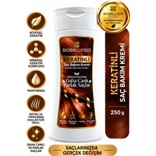BioBellinda Keratinli Saç Bakım Kremi Bitkisel Keratin, Mineral Keratin Kompleks ve Panthenol, Boyalı & Yıpranmış Saçlar  250 gr