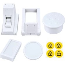 Sh Sunup SN-38125 Mıknatıslı Beyaz Çekmece Dolap Kilidi Sh Najmaddin