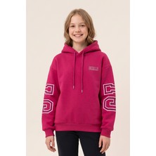 Crassi Kız Çocuk Sweatshirt Girls Baskılı Içi Polarlı Şardonlu