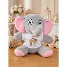 Valanti Art Gelin Damat Tasarımlı Peluş Fil 24 cm