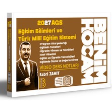 Benim Hocam Yayınları Ags Eğitimin Temelleri ve Türk Milli Eğ.sis.ders N