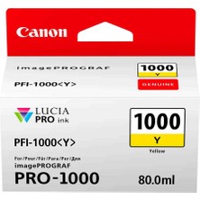 Canon PFI-1000Y-0549C001 Sarı Orijinal Kartuş