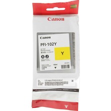 Canon PFI-102Y-0898B001 Sarı Orijinal Kartuş