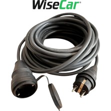Wisecar Elektrikli Araç Şarj Uzatma Kablosu 3x2.5mm Bakır