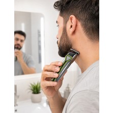 Hsc Bilişim T Tipi Şarjlı Saç Sakal Tıraş Makinesi 1-3 mm Taraklı