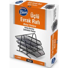 Bion Evrak Rafı Perfore 3 Lü Siyah 9304