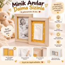 NW NessiWorld Bebekler Için Ilk Izler Anı Kiti Çift Çerçeve