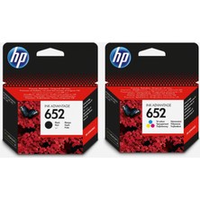 Hp 652 Siyah Renkli Ikili Orijinal Kartuş Set