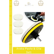 Denguva #pastacila Yüksek Performans Profesyonel Parlaklık Yün Keçe Sünger Derin Çizik Giderme Araba Pasta Cila Seti