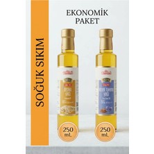 Arı Damlası Soğuk Pres Susam Yağı + Keten Tohumu Yağı 250 ml x 2