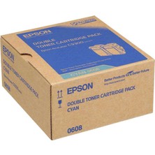 Epson C9300-C13S050608 Mavi Orijinal Toner Ikili Paket