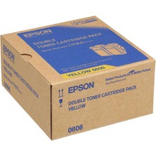 Epson C9300-C13S050606 Sarı Orijinal Toner Ikili Paket