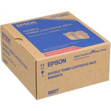 Epson C9300-C13S050607 Kırmızı Orijinal Toner Ikili Paket