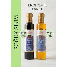 Arı Damlası Çörek Otu Yağı + Keten Tohumu Yağı Soğuk Pres 250 ml x 2