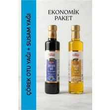 Arı Damlası Soğuk Pres Çörek Otu Yağı ve Susam Yağı 250 ml x 2