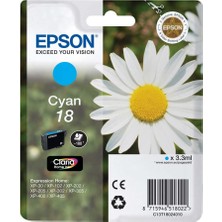 Epson 18-T1802-C13T18024020 Mavi Orijinal Kartuş