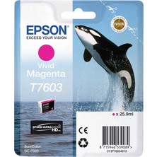 Epson T7603-C13T76034010 Kırmızı Orijinal Kartuş