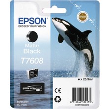 Epson T7608-C13T76084010 Mat Siyah Orijinal Kartuş