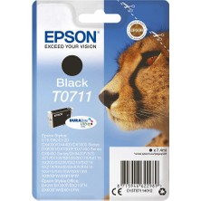 Epson T0711-C13T07114021 Siyah Orijinal Kartuş
