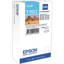 Epson T7012XXL-C13T70124010 Mavi Orijinal Kartuş