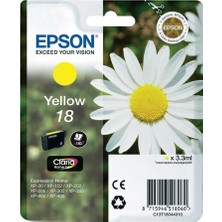 Epson 18-T1804-C13T18044020 Sarı Orijinal Kartuş