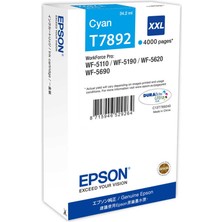 Epson T7892-C13T789240 Mavi Orijinal Kartuş Extra Yüksek Kapasiteli