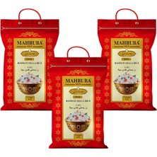 Mahbuba 1121 Premium Basmati Pirinç 3x4,5kg Glutensiz (PESTİSİT VE AFLATOKSİN ANALİZLİ)