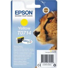 Epson T0714-C13T07144021 Sarı Orijinal Kartuş