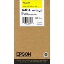 Epson T6034-C13T603400 Sarı Orijinal Kartuş