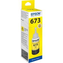 Epson T6734-C13T67344A Sarı Orijinal Mürekkep
