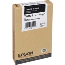 Epson T6031-C13T603100 Foto Siyah Orijinal Kartuş