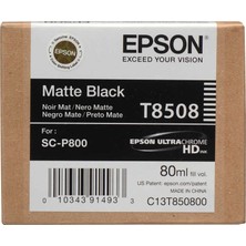 Epson T8508-C13T850800 Mat Siyah Orijinal Kartuş