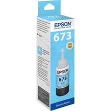 Epson T6735-C13T67354A Açık Mavi Orijinal Mürekkep