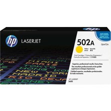 Hp 502A-Q6472A Sarı Orijinal Toner