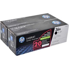 Hp 36A-CB436AF Orijinal Toner Ikili Paket