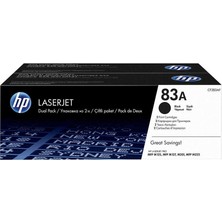 Hp 83A-CF283AF Orijinal Toner Ikili Paket