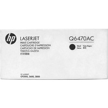 Hp 501A-Q6470AC Siyah Orijinal Toner