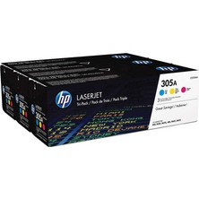 Hp 305A-CF370AM Orijinal Renkli Toner Paketi
